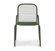 Zestaw ogrodowy Vig stół + 6 krzeseł ciemnozielony Normann Copenhagen