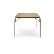 Zestaw ogrodowy Vig stół + 6 krzeseł ciemnozielony Normann Copenhagen