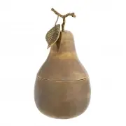zestaw 2 pojemników APPLE & PEAR mosiężny Eichholtz