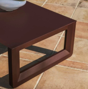 Zestaw ogrodowy Nerano 5-osobowy brązowy kave home