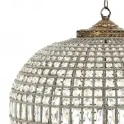 Żyrandol Kasbah Oval L antique brass Eichholtz