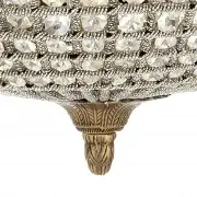 Żyrandol Kasbah Oval M antique brass Eichholtz