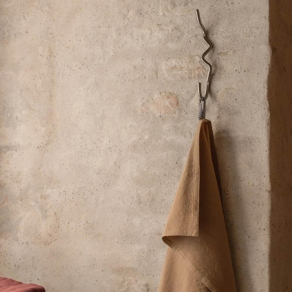 Wieszak Curvature Pojedynczy Srebrny Ferm Living