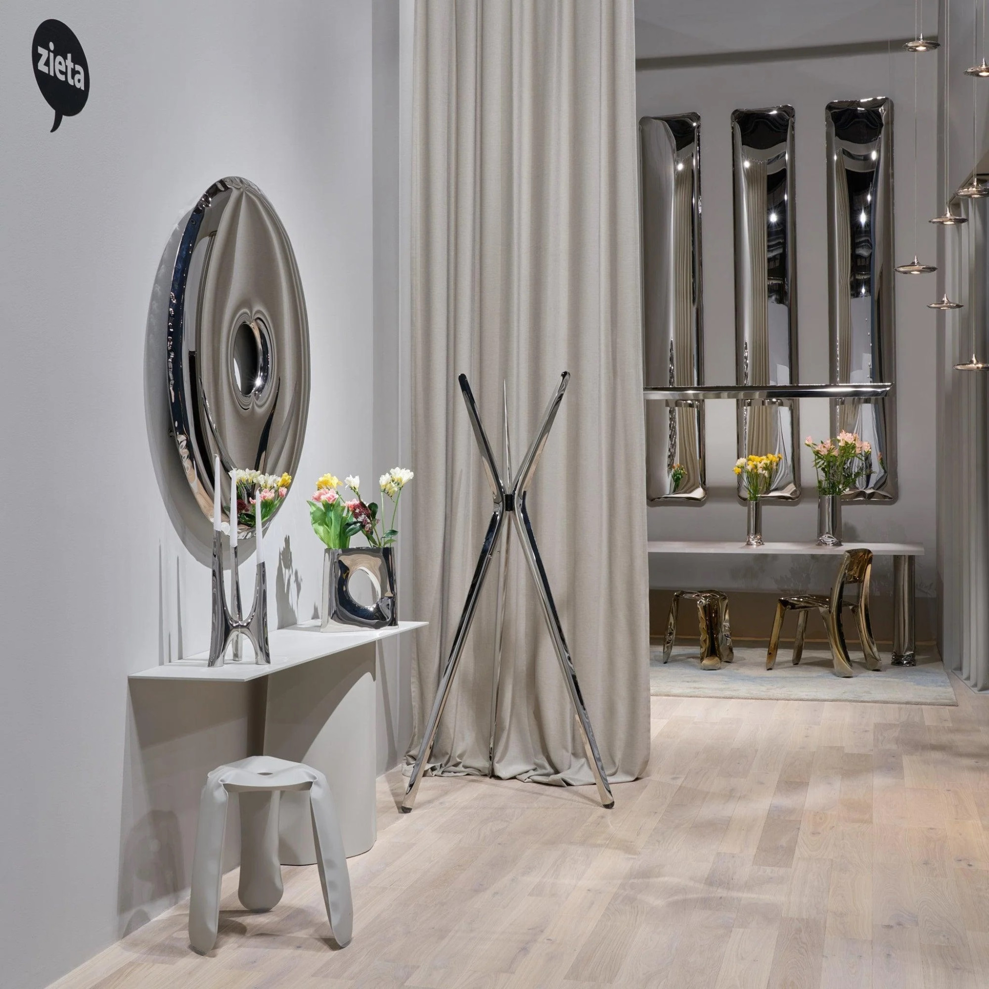 Wieszak Podłogowy Snopek Inox Zieta