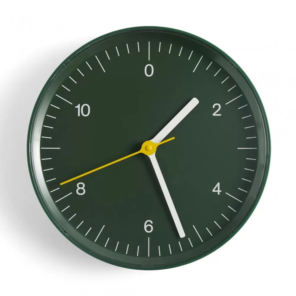 Zegar ścienny Wall Clock zielony HAY