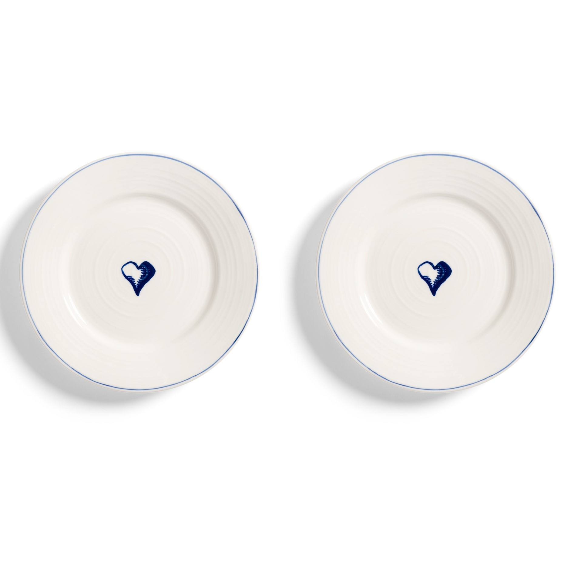 Zestaw 2 Talerzy Anouk Heart &K Amsterdam